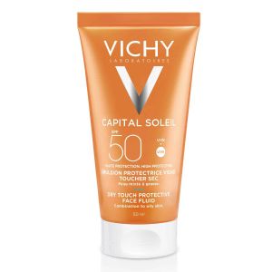 Vichy Capital Soleil Emulsão Facial Toque Seco FPS 50