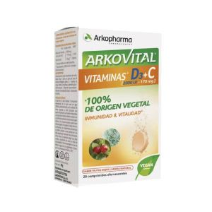 Arkovital Vitaminas D3+C Comprimidos