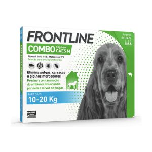 Frontline Combo Spot-On Cães M Pack 10-20Kg 