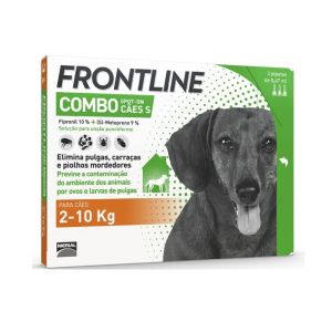 Frontline Combo Spot-On Cães S Pack 2-10Kg 